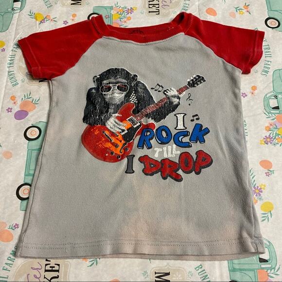 LOT of 3 Faded Glory Sleep Tees Short Sleeves Boys Size 5T - Picture 4 of 14